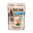 SHELMA with salmon and cod in sauce - wet cat food - 4x85g SHELMA with salmon and cod in sauce - wet cat food - 4x85g