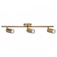 Activejet SPECTRA triple gold ceiling wall lamp strip spotlight GU10 for living room Activejet SPECTRA triple gold ceiling wall lamp strip spotlight GU10 for living room