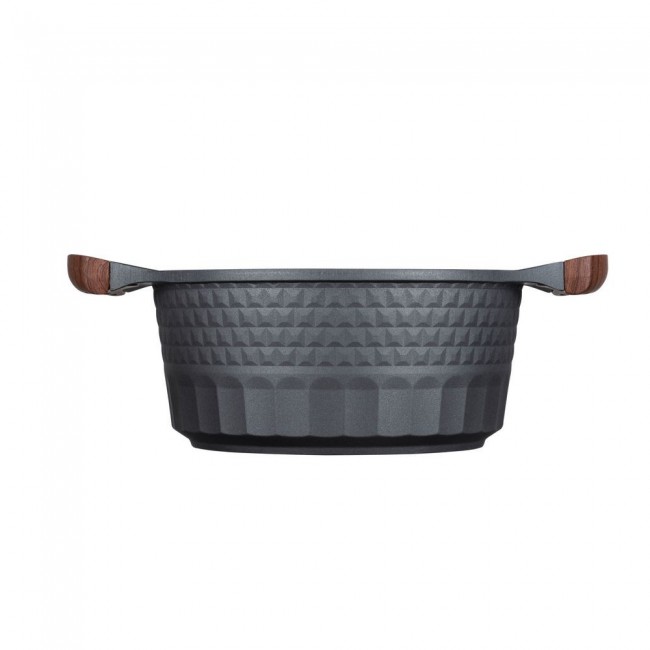 Resto Kitchenware Capella 2.6 L Round Black, Wood