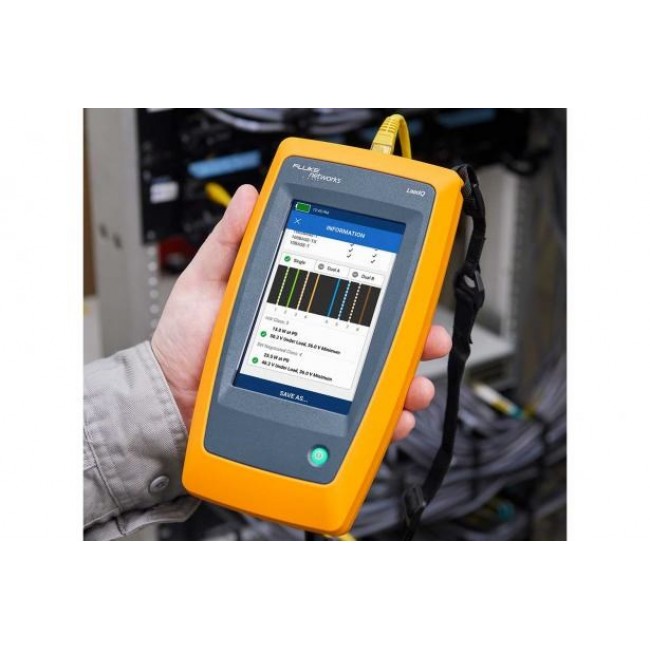 Fluke LIQ-KIT network cable tester PoE tester Grey, Yellow Fluke LIQ-KIT network cable tester PoE tester Grey, Yellow