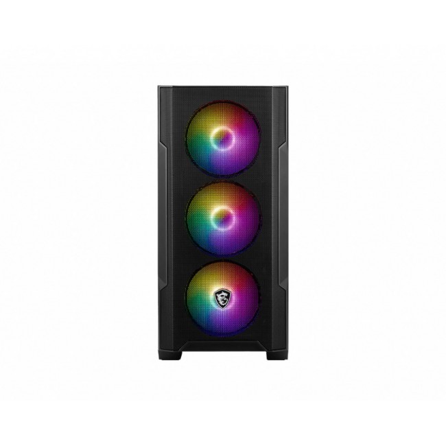 MSI MAG Forge M100A Micro Tower Black, Transparent