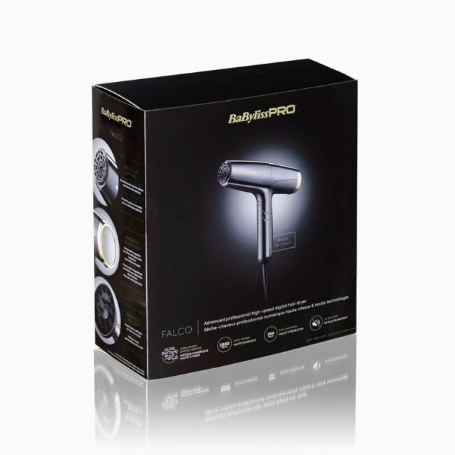 BaByliss Falco BAB8550E Professional Hair Dryer 2000 W Black