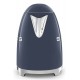 Smeg KLF03NBEU electric kettle 1.7 L 2400 W Blue, Chrome
