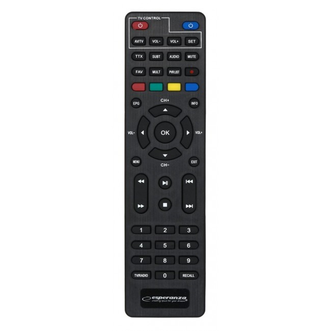 Esperanza EV106P TV set-top box Cable Black