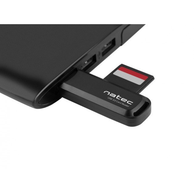 NATEC Scarab 2 card reader Black USB 3.0 Type-A NATEC Scarab 2 card reader Black USB 3.0 Type-A