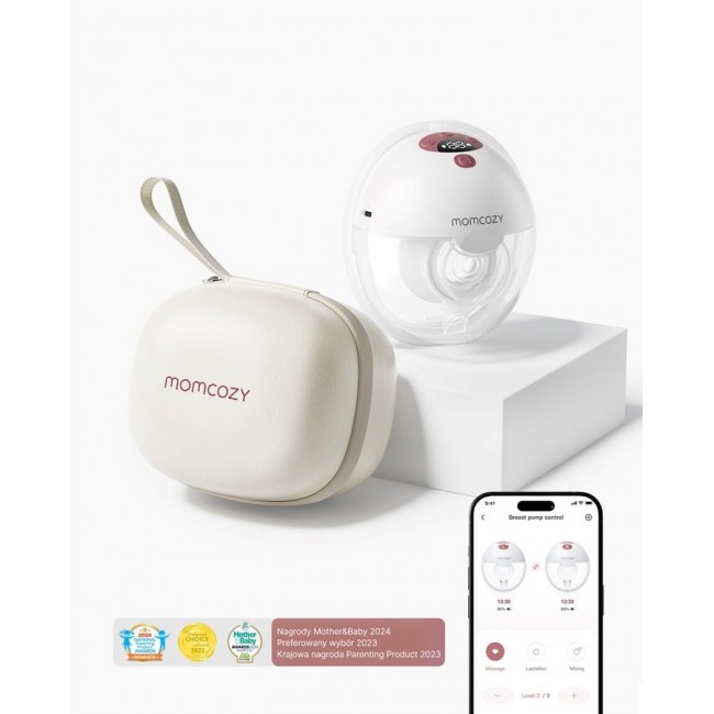 Momcozy M5 Breast pump with app control Single set Red Momcozy M5 Breast pump with app control Single set Red