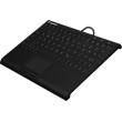 KeySonic KSK-3211ELU (DE) keyboard Home USB QWERTZ German Black