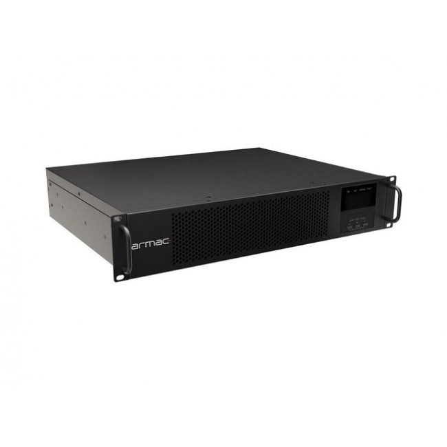 Armac R/1000I/PF1/DF Rack UPS On-Line 1000VA 8 IEC C13 USB-B LCD Metal Housing Dust-Free