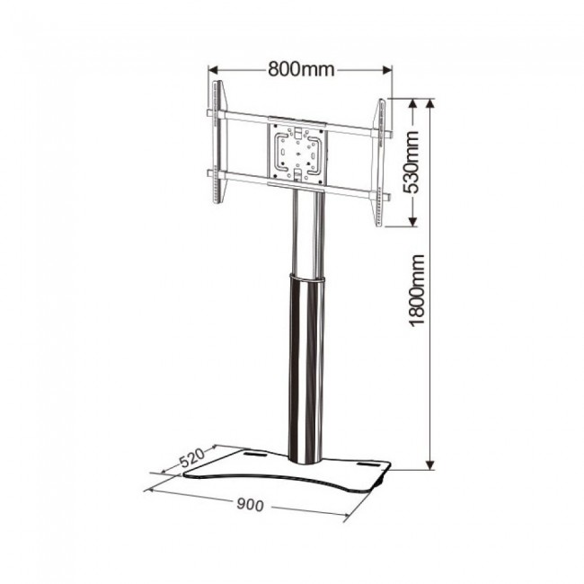 Techly ICA-TR39 TV stand/entertainment center Techly ICA-TR39 TV stand/entertainment center