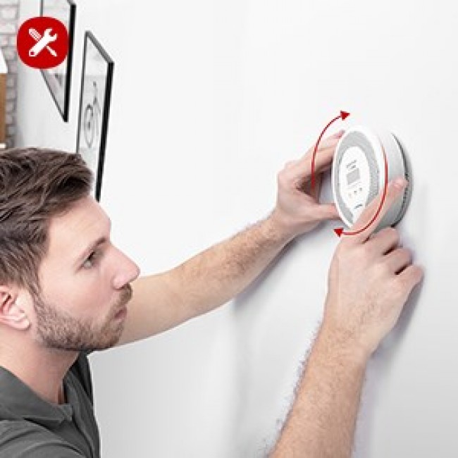 X-Sense CO03D smoke detector Carbon monoxide detector Wired