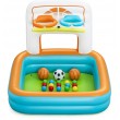 Bestway Kick N Swish 3-in-1 Multi-Use Inflatable Ball Pit with 18 Play Balls