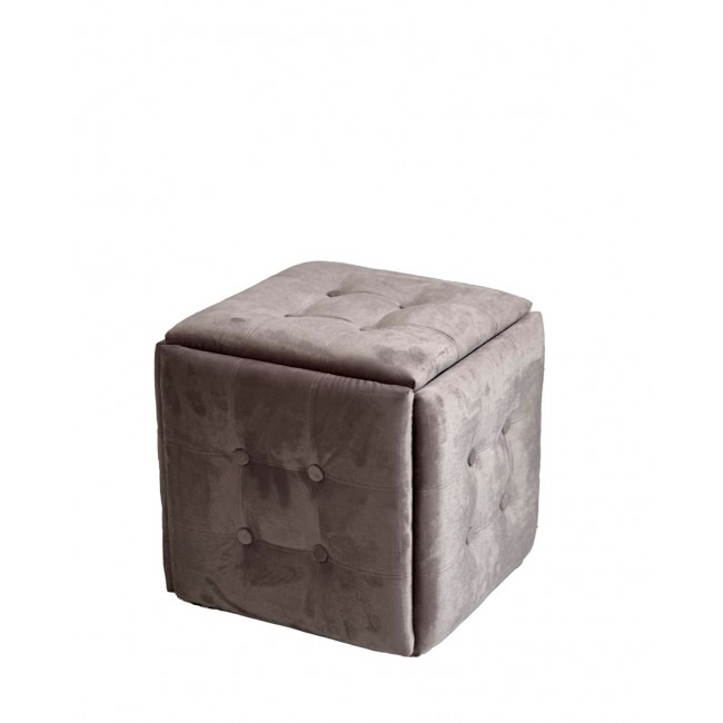 Puff-transformer 5in1 - 5 stools in 1 pouffe powder pink velvet 2269