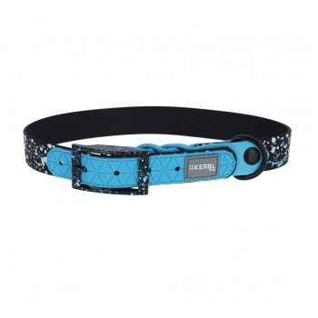 KERBL Lima Dog Collar Blue - Black-36-45 cm