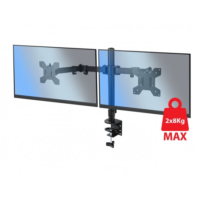 Esperanza ERW018 Desk mount for two monitors 10-27'' up to 8kg Esperanza ERW018 Desk mount for two monitors 10-27'' up to 8kg