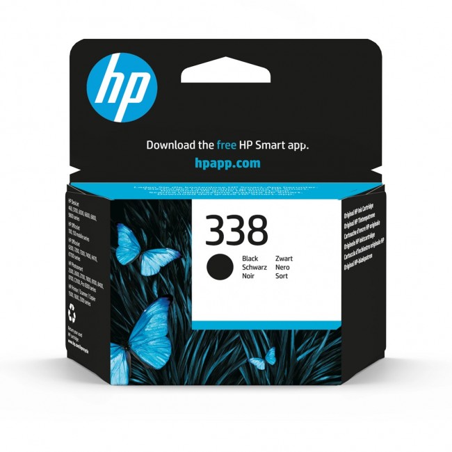 HP 338 Black Original Ink Cartridge HP 338 Black Original Ink Cartridge
