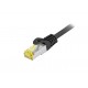 Equip Cat.6A S/FTP Outdoor Patch Cable, 40m, Black