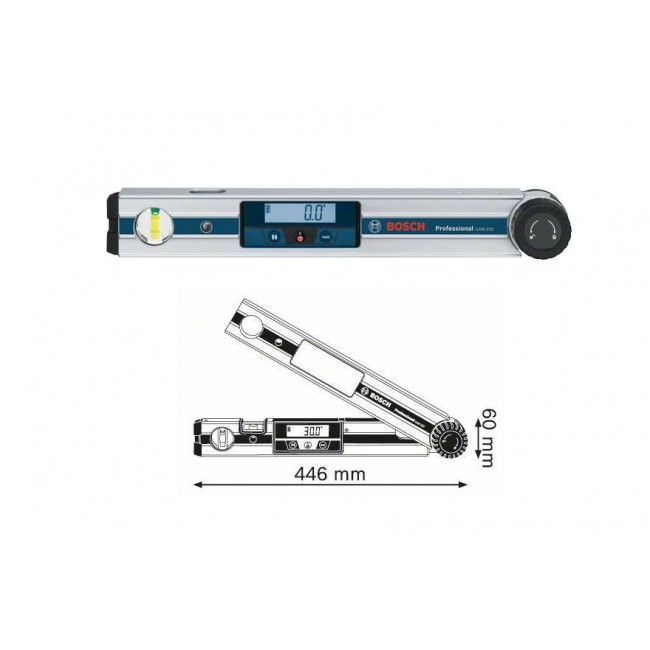 Bosch GAM 220 Professional digital angle measurer 0 - 220 