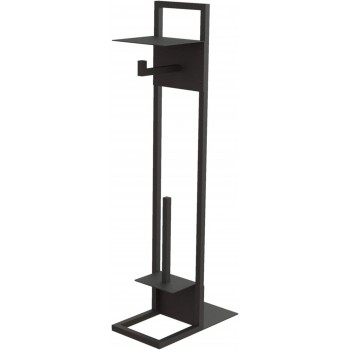 Paper stand with shelf