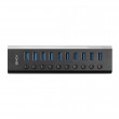 Lindy 10 Port USB 3.0 Hub with On/Off Switches Lindy 10 Port USB 3.0 Hub with On/Off Switches