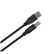 Lanberg CA-USBA-11CC-0010-BK USB cable 1 m 2.0 USB B Black Lanberg CA-USBA-11CC-0010-BK USB cable 1 m 2.0 USB B Black