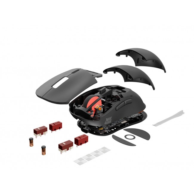GENESIS Zircon XIII mouse Gaming Ambidextrous RF Wireless + USB Type-C Optical 26000 DPI