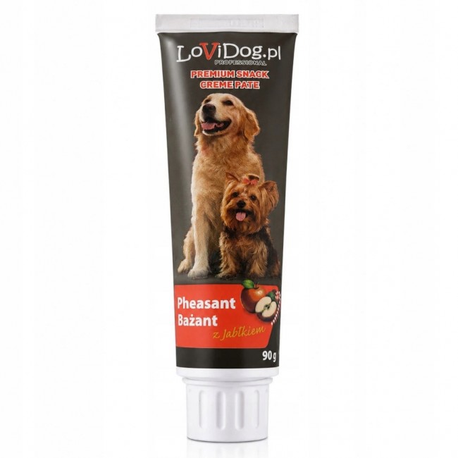 LOVIDOG Pheasant with apple - dog treat - 90g LOVIDOG Pheasant with apple - dog treat - 90g