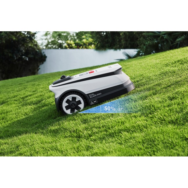 Ecovacs GOAT A1600 LiDAR PRO EU Robotic lawn mower Battery Black, White