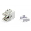 Equip Cat.6 Unshielded Keystone Jack LSA, Slim Type, White