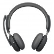 Logitech Zone Wireless 2 Headset Wired & Wireless Head-band Office/Call center USB Type-C Bluetooth Graphite