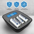 Battery charger Ni-MH USB-C everActive NC1000MV2