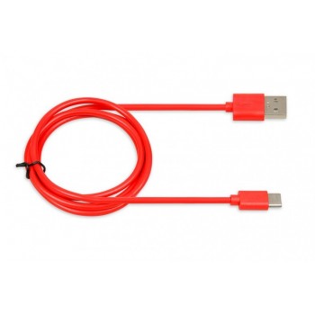 CABLE I-BOX USB 2.0 TYPE C, 2A 1M RED