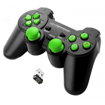 Esperanza EGG108G Gaming Controller Gamepad PC,Playstation 3 Analogue / Digital USB 2.0 Black,Green