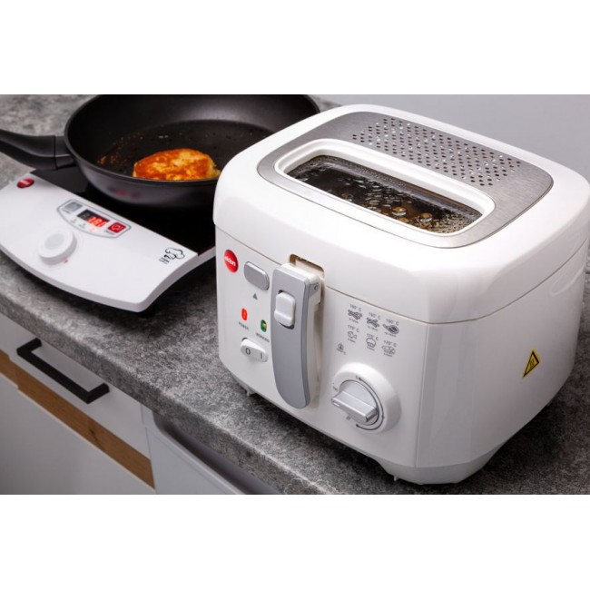 ELDOM FR18 freet Deep fryer 2.5 L Grey,White Stand-alone 1800 W