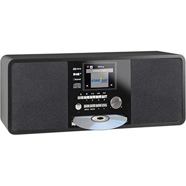REHAU IMPERIAL DABMAN i200 CD Digital 20 W DAB+, FM, UKW Black MP3 playback REHAU IMPERIAL DABMAN i200 CD Digital 20 W DAB+, FM, UKW Black MP3 playback