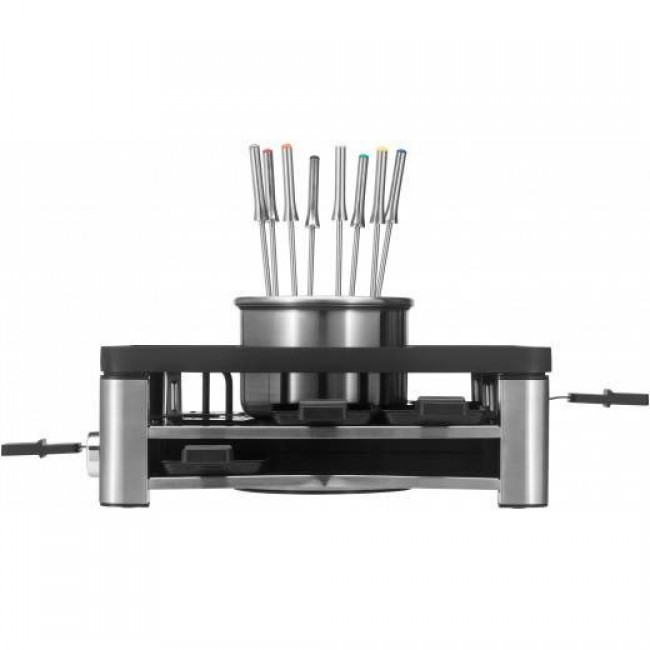 WMF Lumero 0415480011 raclette grill 8 person(s) 1960 W Black, Stainless steel