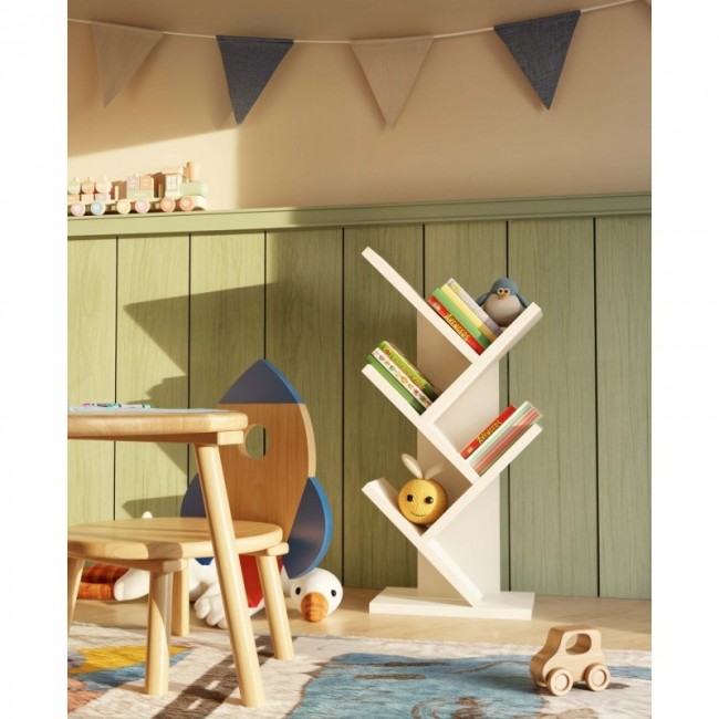 FUNNY MINI WHITE BOOKCASE FUNNY MINI WHITE BOOKCASE