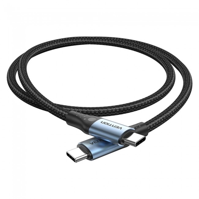 Vention USB 2.0 5A 240W 1m BLACK USB-C to C cable Vention USB 2.0 5A 240W 1m BLACK USB-C to C cable