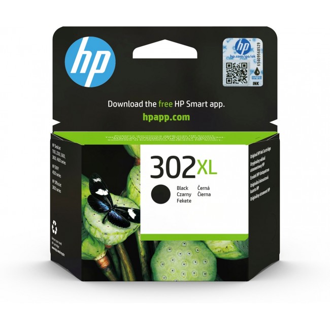 HP 302XL High Yield Black Original Ink Cartridge HP 302XL High Yield Black Original Ink Cartridge