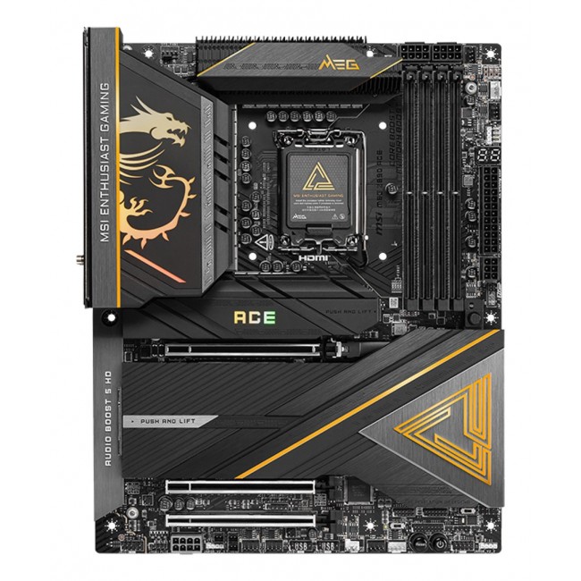 MSI MEG Z890 ACE motherboard Intel Z890 LGA 1851 (Socket V1) ATX