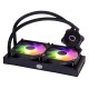 Cooler Master MasterLiquid 240L Core ARGB Processor Liquid cooling kit 12 cm Black Cooler Master MasterLiquid 240L Core ARGB Processor Liquid cooling kit 12 cm Black