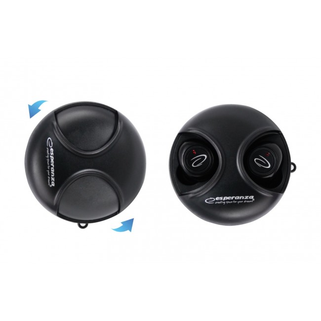 Esperanza EH228K headphones/headset Wireless In-ear Calls/Music Micro-USB Bluetooth Black Esperanza EH228K headphones/headset Wireless In-ear Calls/Music Micro-USB Bluetooth Black