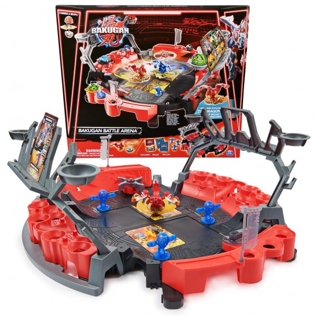 Bakugan Battle Arena with Exclusive Special Attack Dragonoid, Customizable, Spinning Action Figure and Playset, Kids Toys for Boys and Girls 6 and up