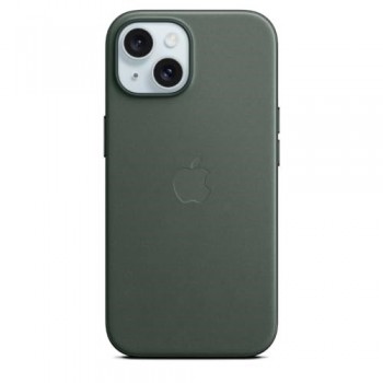Apple iPhone 15 Fineweave Case with MagSafe Evergreen