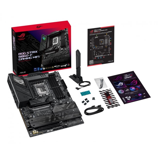 ASUS ROG STRIX B860-F GAMING WIFI Intel B860 LGA 1851 (Socket V1) ATX ASUS ROG STRIX B860-F GAMING WIFI Intel B860 LGA 1851 (Socket V1) ATX