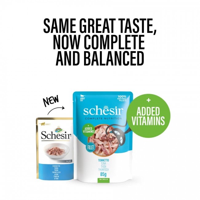 SCHESIR in jelly Tuna - wet cat food - 85 g SCHESIR in jelly Tuna - wet cat food - 85 g
