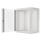 Lanberg WF01-6415-10S rack cabinet 15U Wall mounted rack Grey