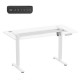 Ergo Office electric adjustable height desk, max height 1160mm, max - 80 kg, without top for standing and sitting work, white, ER-400 W Ergo Office electric adjustable height desk, max height 1160mm, max - 80 kg, without top for standing and sitting work, white, ER-400 W