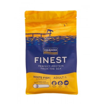 FISH4DOGS Finest Ocean White Fish Small breeds - dry dog food - 1,5kg