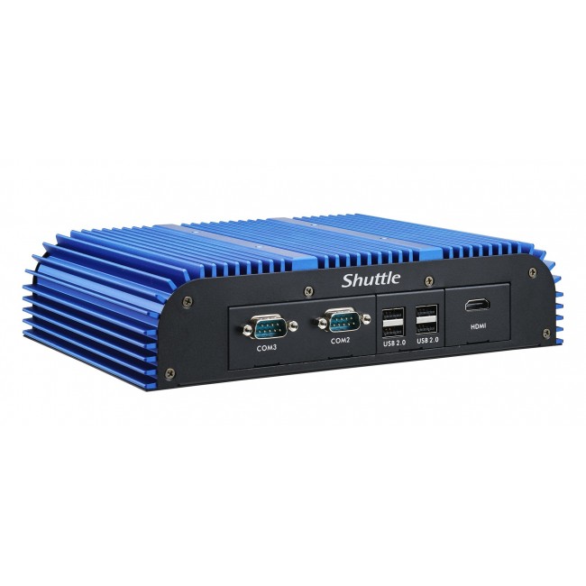 Shuttle BPCAL02-i7 industrial Box-PC, Core i7-1255U , 2x SO-DIMM, 2x LAN, 1x COM, 1xHDMI, 4x USB, fanless, 24/7 permanent operation