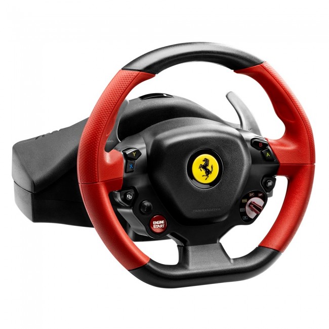 Thrustmaster | Steering Wheel Ferrari 458 Spider Racing Wheel | Black/Red Thrustmaster | Steering Wheel Ferrari 458 Spider Racing Wheel | Black/Red